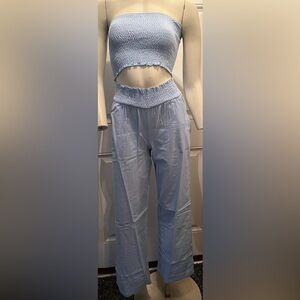 Women's Blue Pantsuit